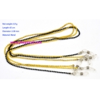 F003 Plating Metal Bead Glasses Chain