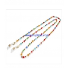 HT0506 Acrylic colorful beads with metal alloy pinball glasses china