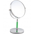 ZHJ-122A(Green)  Iron double-faced round desktop mirror