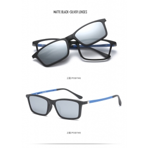 GL8012 TR90 polarized set,myopia magnetic sunglasses