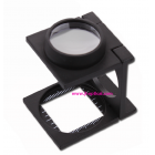 1584 Three folding double lens Cloth magnifier