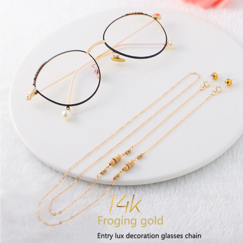 Metal type glasses chain