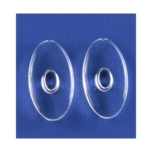 2313-2250 Slicone oval push-in no core nose pads