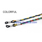 0309 PU + nylon silk eyeglass rope,twist rope,colorful