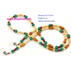 E001 Wooden bead glasses chain