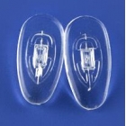 2313-2050 Slicone 2.0mm thickness oval push-in nose pads