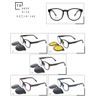 10 models of TR90 polarized clip-on optical frames,88 series