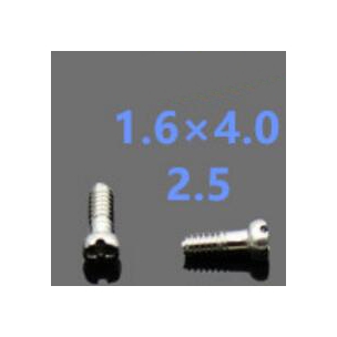 2.5*1.6*4.0 Slot type stainless steel screws for acetate frames