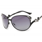 A293 Women metal polarized sunglasses,with diamonds,gradual lenses,fashion