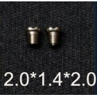 2.0*1.4*2.0 Cross flat head endpiece screws,metal temple screws