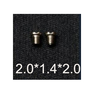 2.0*1.4*2.0 Cross flat head endpiece screws,metal temple screws