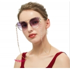 JH-69 Shell pearl lolita retro stainless steel glasses chain(20 pearls)