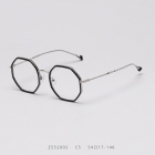 ZS52002 Retro multilateral metal alloy optical frame