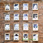 MG-364 Wood characteristic 3D stereo nose frame,glasses shop decorative picture,hanging picture,frame wall picture,glasses props