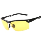 8550 Aluminum magnesium men half rim sport polarized sunglasses,driving glasses