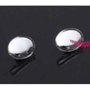 JH057-1 Silver oval metal silicone screw-in nose pads