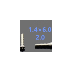 2.0*1.4*6.0 Cross flat head endpiece screws