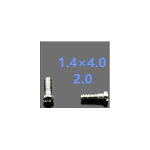2.0*1.4*4.0 Cross flat head endpiece screws