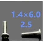 2.5*1.4*6.0 Stainless steel screws for acetate temples or sunglasses temples