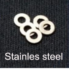 1.4 Stainless steel screw pads for rimless frames
