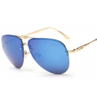 A309 Women half-rim metal polarized sunglasses