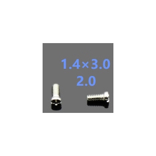 2.0*1.4*3.0 Cross flat head endpiece screws