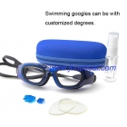 LQ2600 Swimming goggles for optical,high definity,anti fog,water proof.