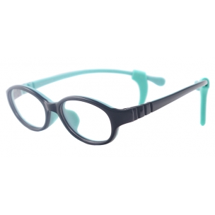 6003 3~12 yrs old kid TR90 outside silicone inside optical frame