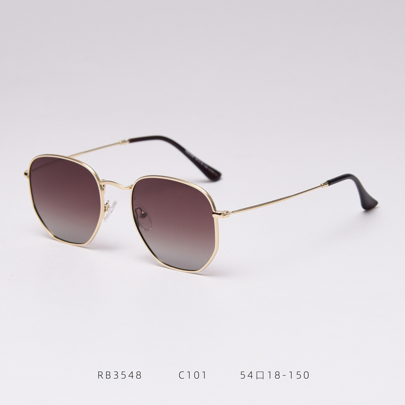 Metal Alloy Polarized Sunglasses