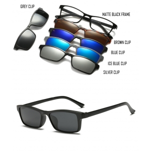 2250A TR90 polarized set,myopia magnetic sunglasses