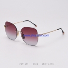 PS31503 New rimless polarized sunglasses Women's fashion Rhinestone sunglasses driving glasses