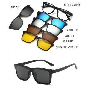 2202A TR90 polarized set,myopia magnetic sunglasses
