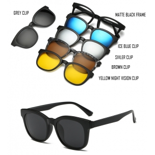 2207A TR90 polarized set,myopia magnetic sunglasses